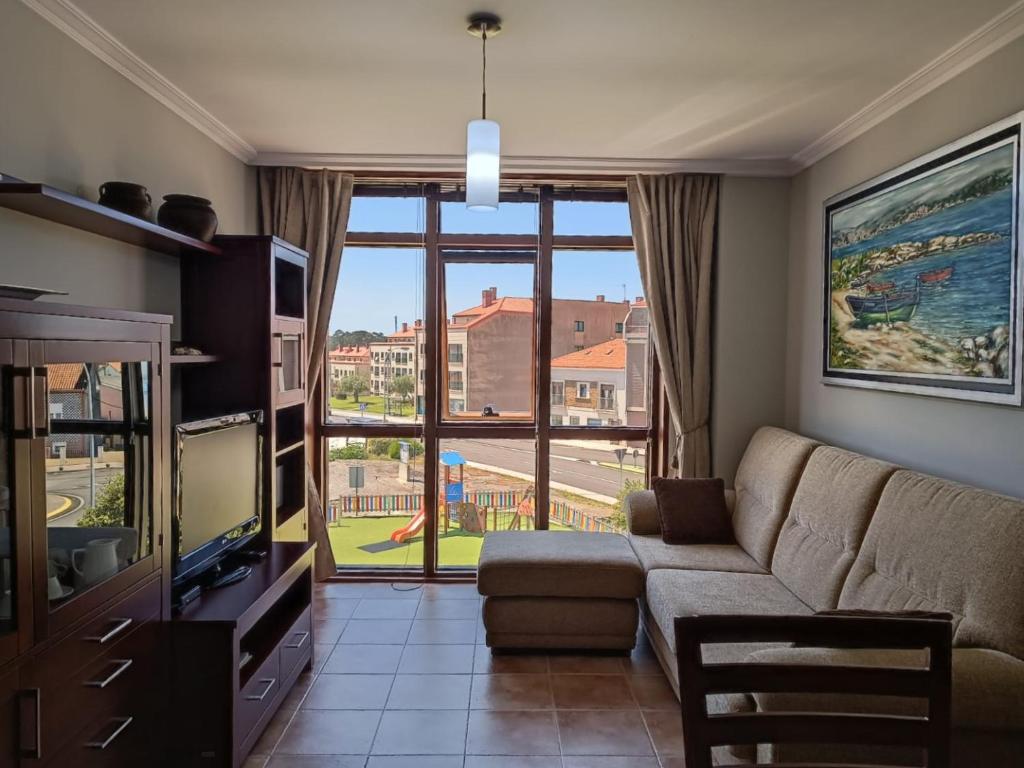 Posezení v ubytování Apartamento Isla de Arousa - Riasón