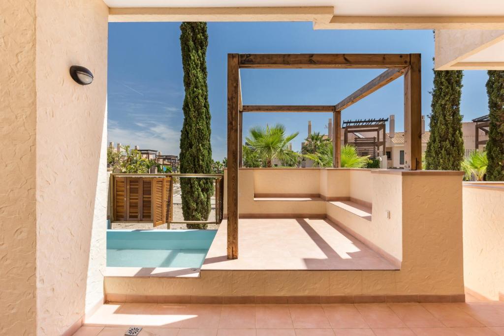 a view from the balcony of a house at El Oasis Martinica 8 Bajo A in Fuente Alamo