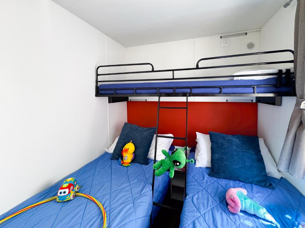 Postel nebo postele na pokoji v ubytování Sereno Camping Holiday