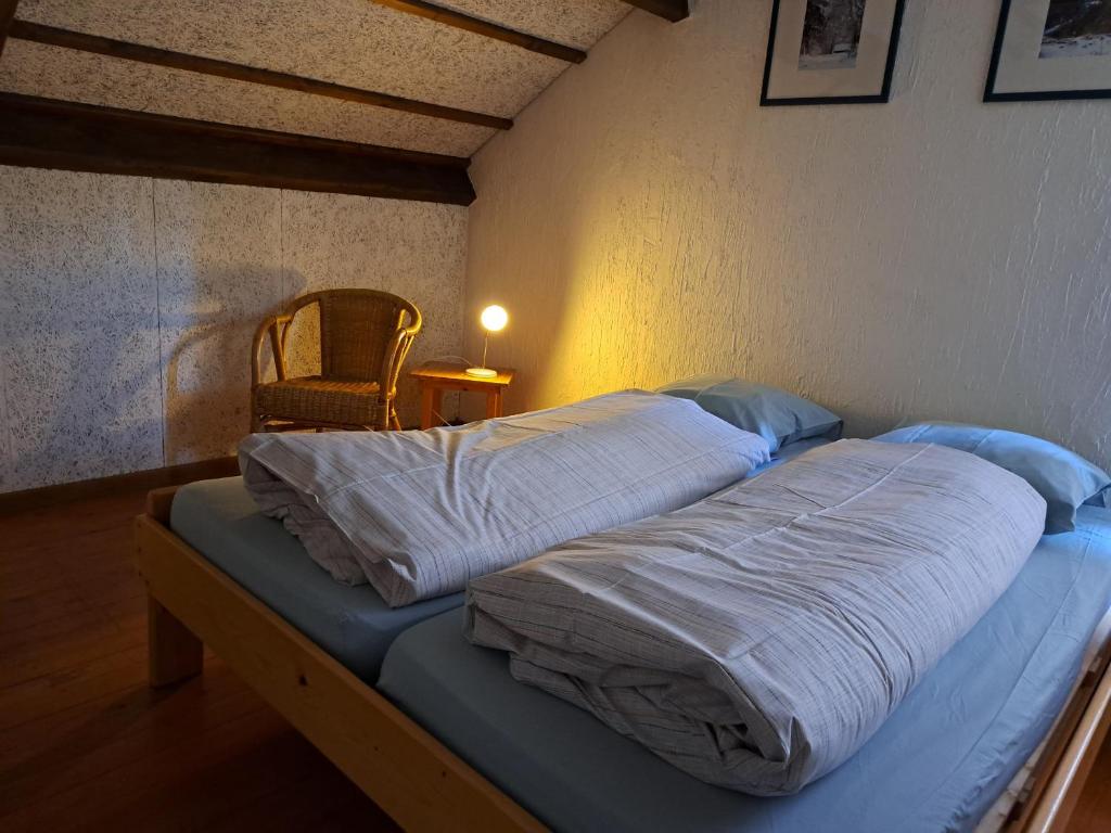 Postel nebo postele na pokoji v ubytování Gîte Filly 4A1 - 4 pers.