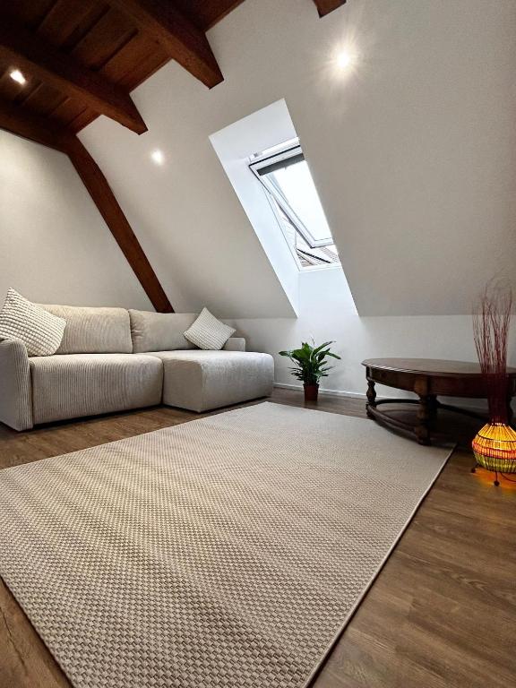 Posezení v ubytování Modern Appartement