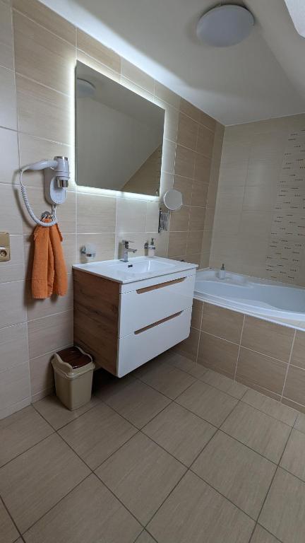 Łazienka w obiekcie Apartmán Štěpánka