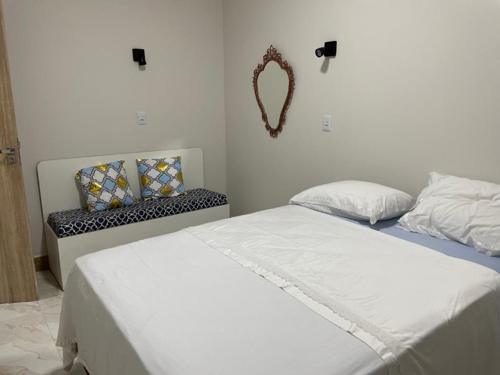 Postel nebo postele na pokoji v ubytování 5G Lugar Nobre