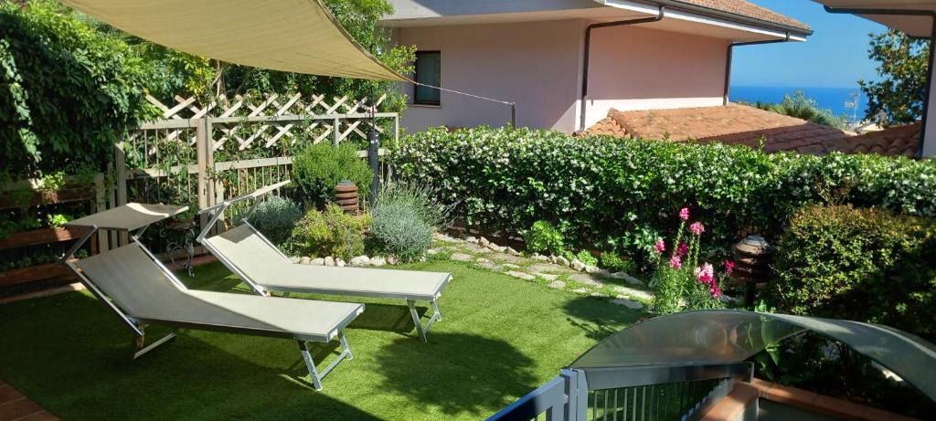 Zahrada ubytování B&B Villa Noemi