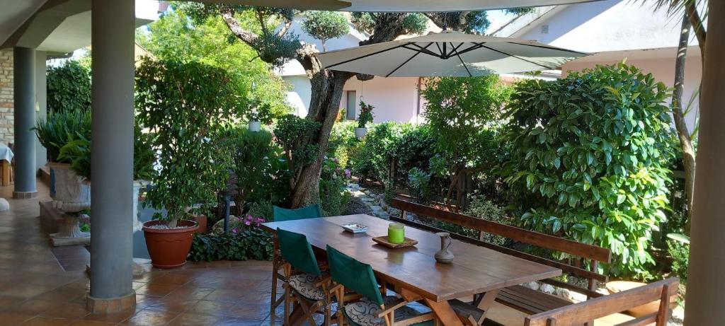 Zahrada ubytování B&B Villa Noemi