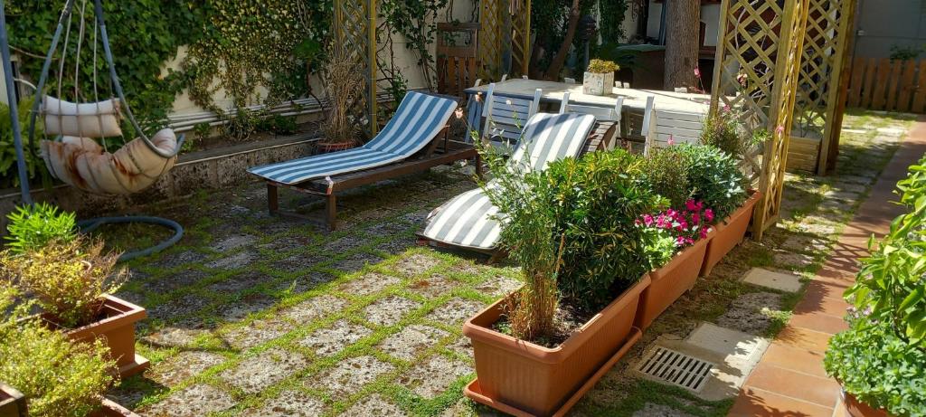 Zahrada ubytování B&B Villa Noemi