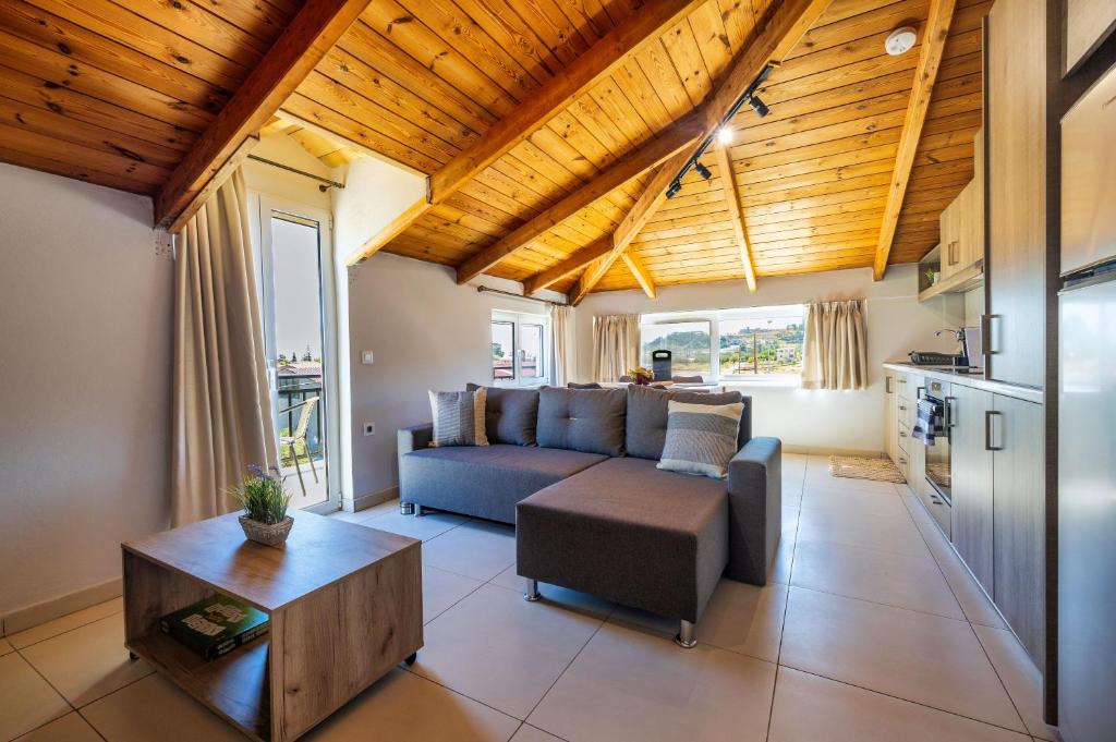Posezení v ubytování Ionian Serenity House