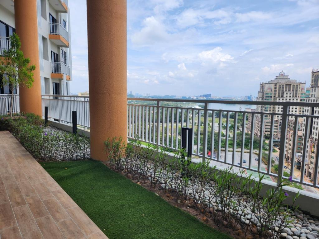 Balkón nebo terasa v ubytování Antara Lima Homestay Putrajaya