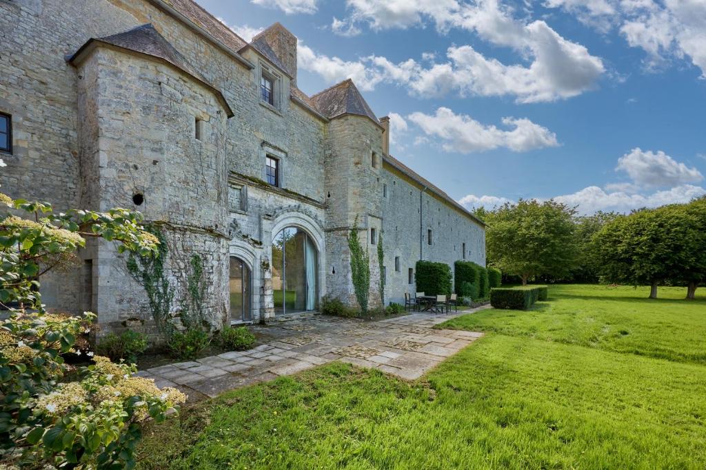 Zahrada ubytování MANOIR du QUESNAY