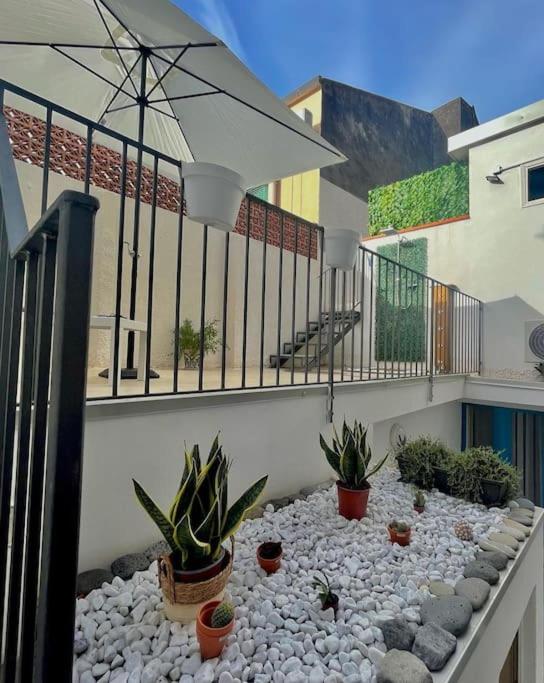 Balkón nebo terasa v ubytování Rosa di Mare, Riposto