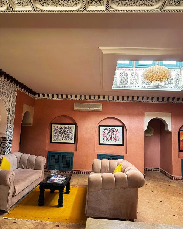 Posezení v ubytování Palais Riad Berbère