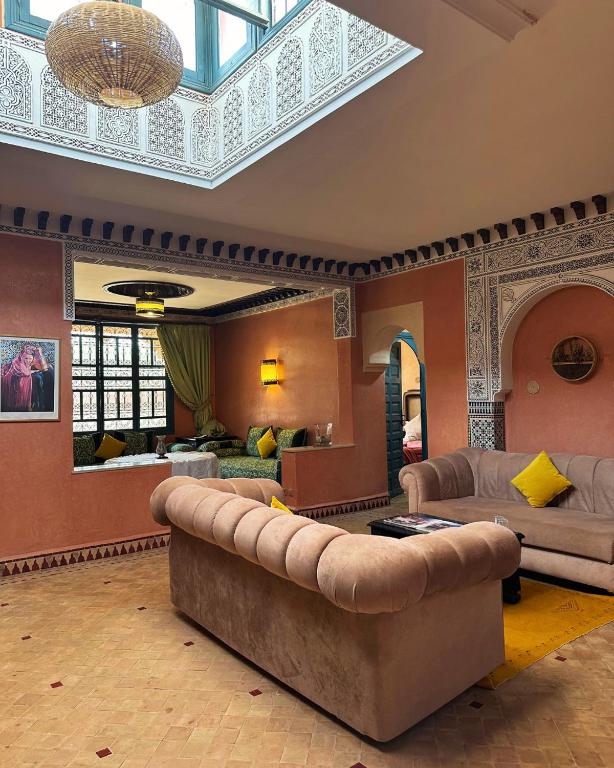 Posezení v ubytování Palais Riad Berbère