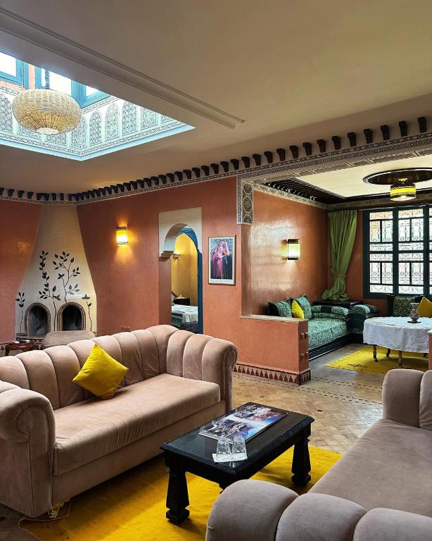 Posezení v ubytování Palais Riad Berbère