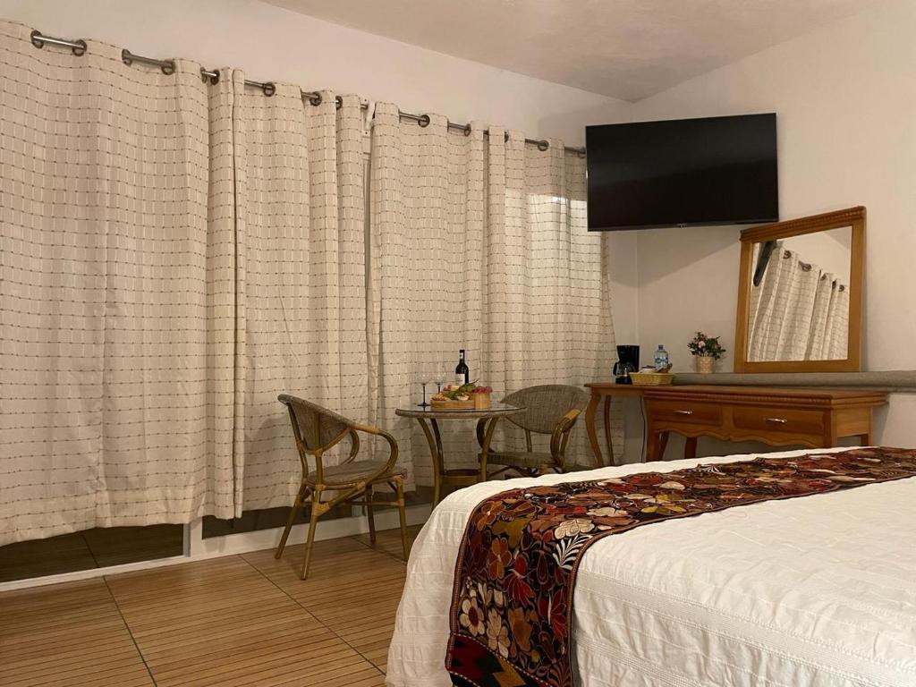 Letto o letti in una camera di Casa Calnacazco