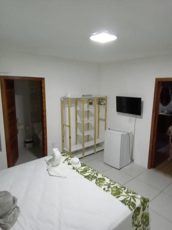 Postel nebo postele na pokoji v ubytování Casarao da Terra