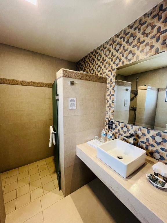 Koupelna v ubytování Hotel Casa Rubio
