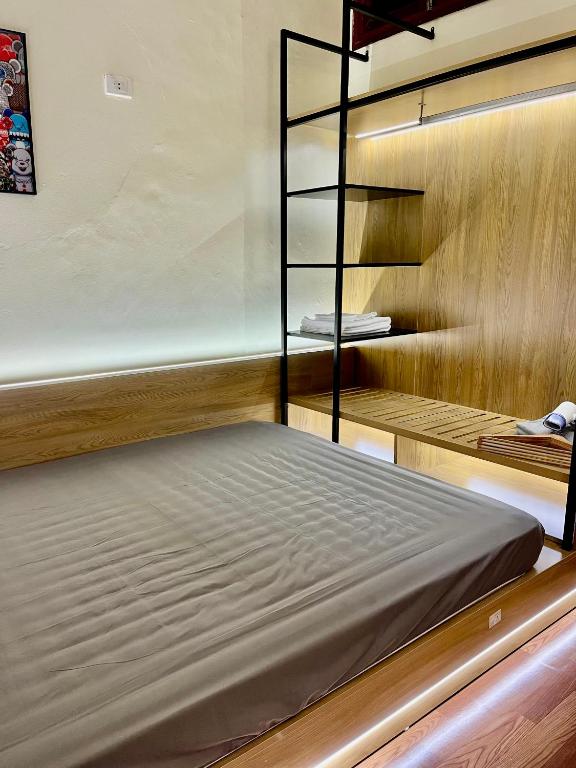 Postel nebo postele na pokoji v ubytování Toda house