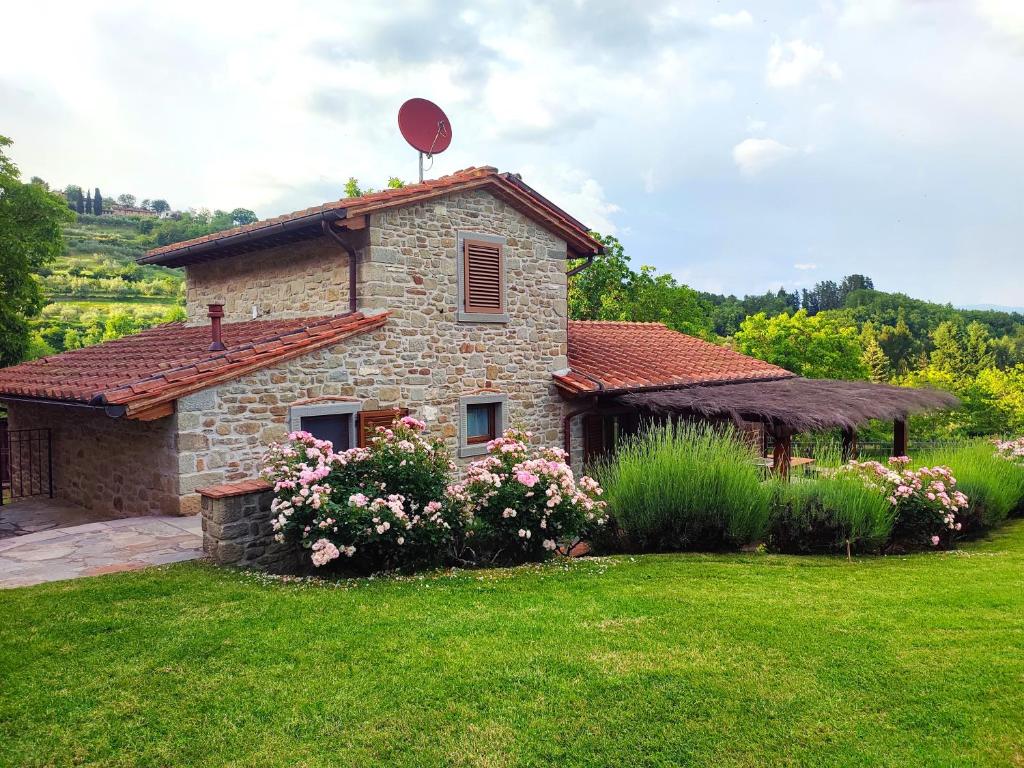 Zahrada ubytování Podere Verdi Colline
