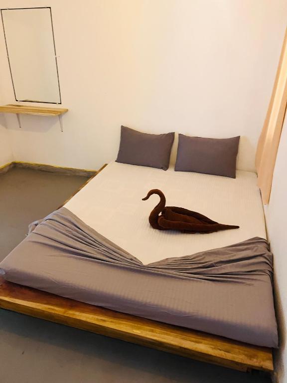 Postel nebo postele na pokoji v ubytování Early birds