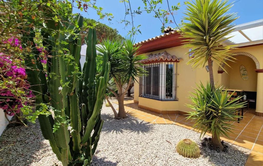 Vonkajšia záhrada v ubytovaní Sunny villa with private pool in Chiclana de la Frontera
