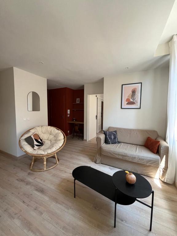 Posezení v ubytování Appartement Champollion 2
