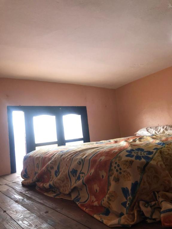 Postel nebo postele na pokoji v ubytování Farm Stay Mharchen