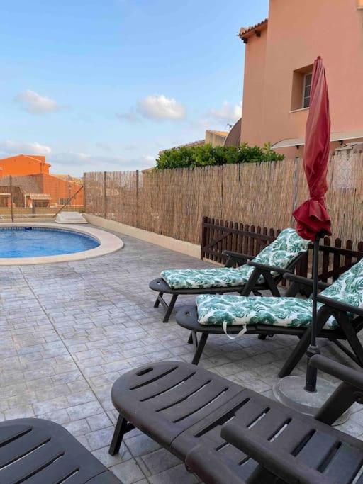 Bazén v ubytování Luxury Villa In los Baños de Fortuna With Private Pool nebo v jeho okolí