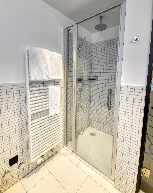 Koupelna v ubytování Boutique Hotel Reiser