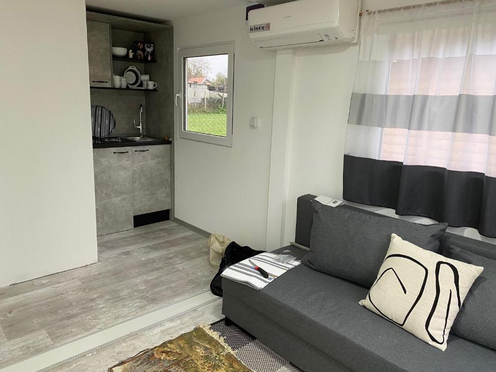 Kuchyň nebo kuchyňský kout v ubytování Danube Oasis Stevantown 2