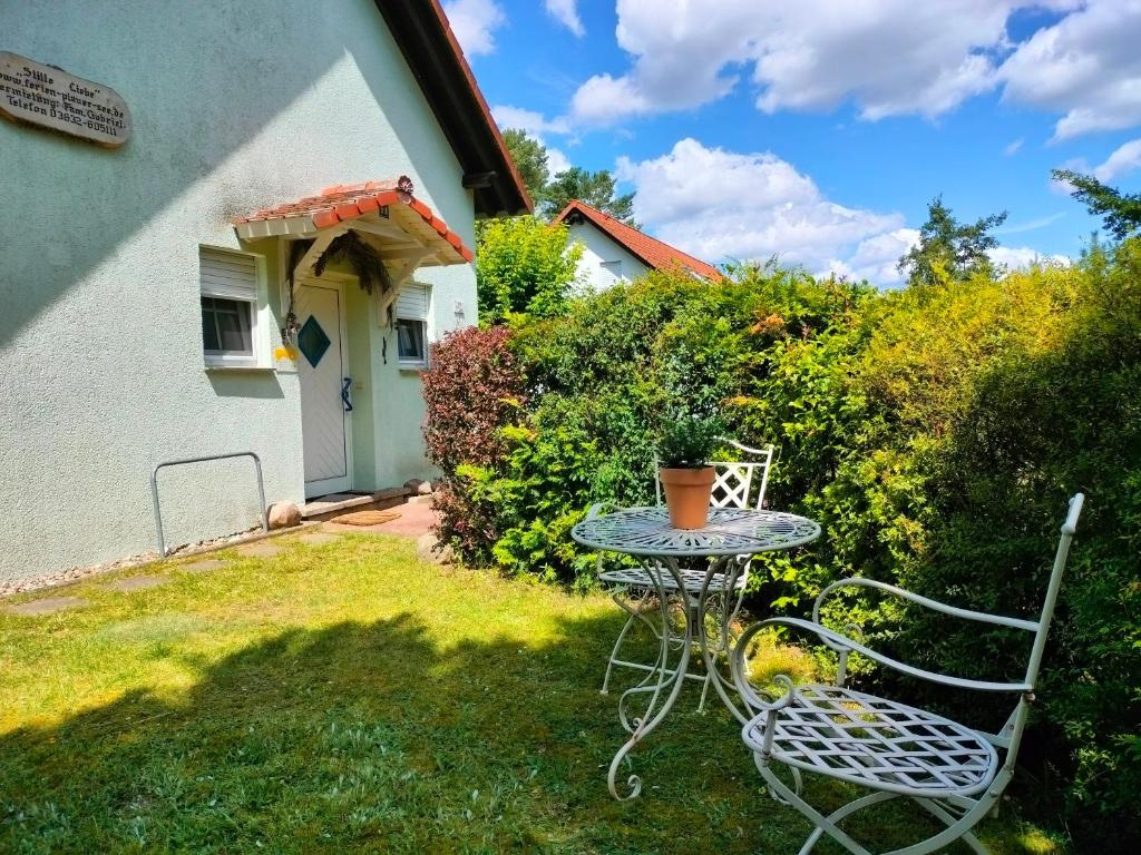 Zahrada ubytování Ferienhaus Stille Liebe am Plauer See