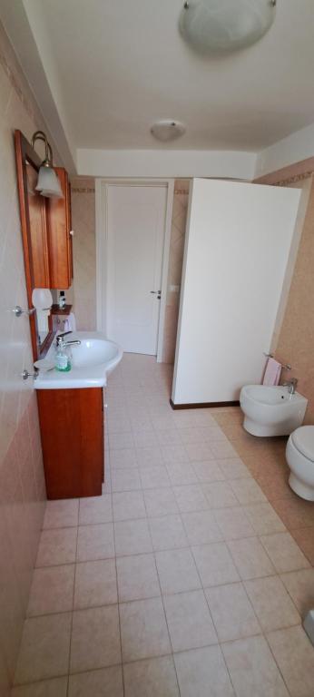 Koupelna v ubytování Casa Vacanze CHome