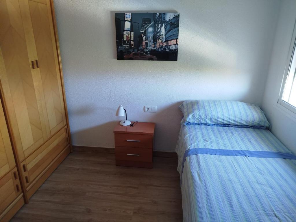Postel nebo postele na pokoji v ubytování Habitación privada en Rincón