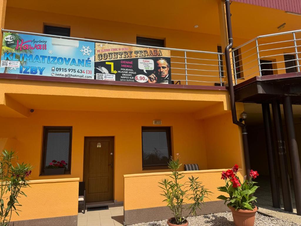 Balkón nebo terasa v ubytování Apartmány Hawaii