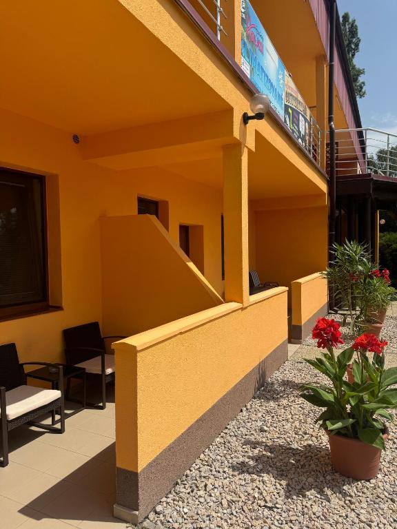Balkón nebo terasa v ubytování Apartmány Hawaii