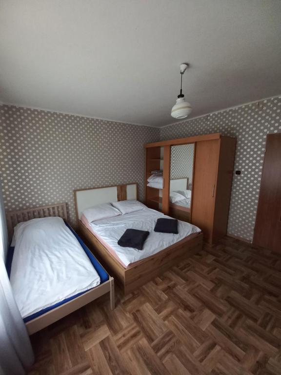 Posteľ alebo postele v izbe v ubytovaní Wiejski Relax pod "Żelaznym szlakiem"