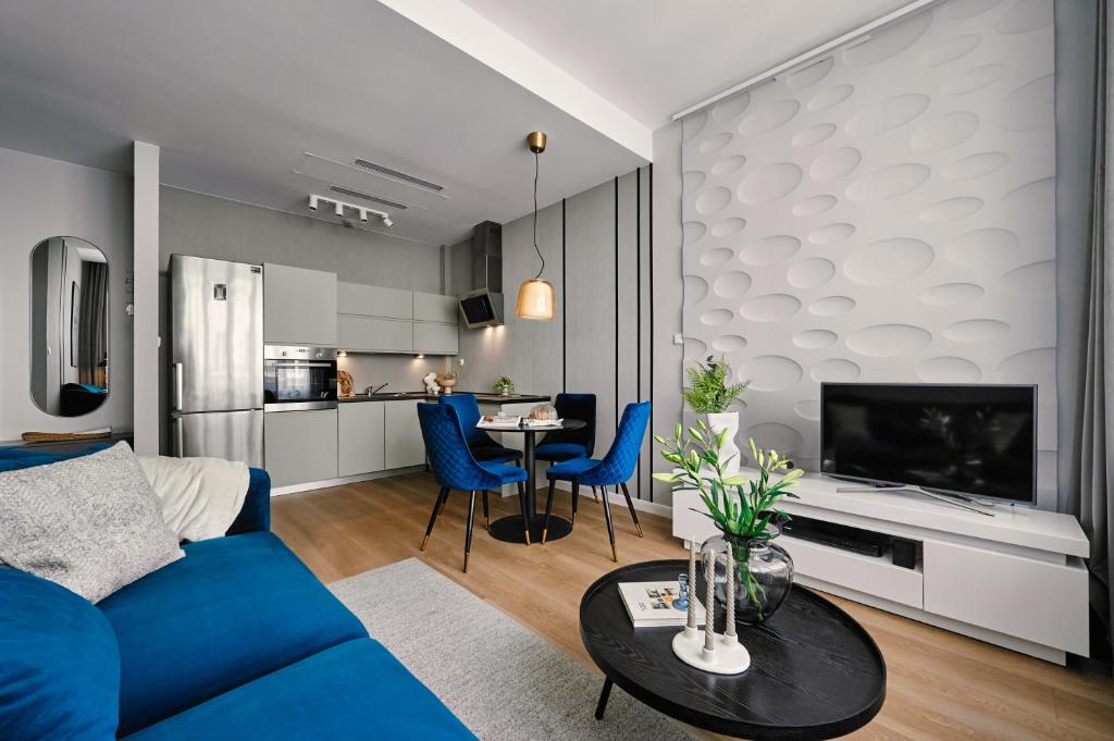 Posedenie v ubytovaní Wielopole17 Max Apartment with AC