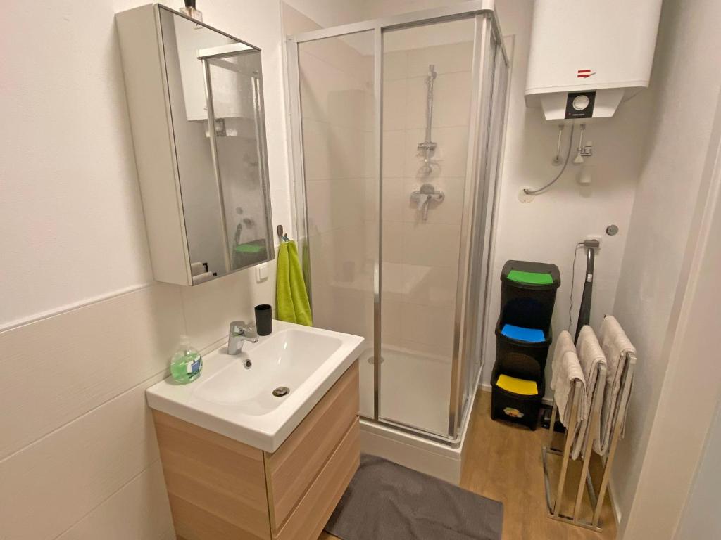 Koupelna v ubytování Ferien-Wohnung für 1-4 Pers in Seenähe