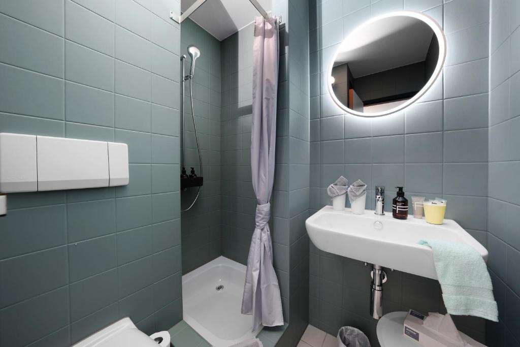 Koupelna v ubytování B&B Bellagio Davos