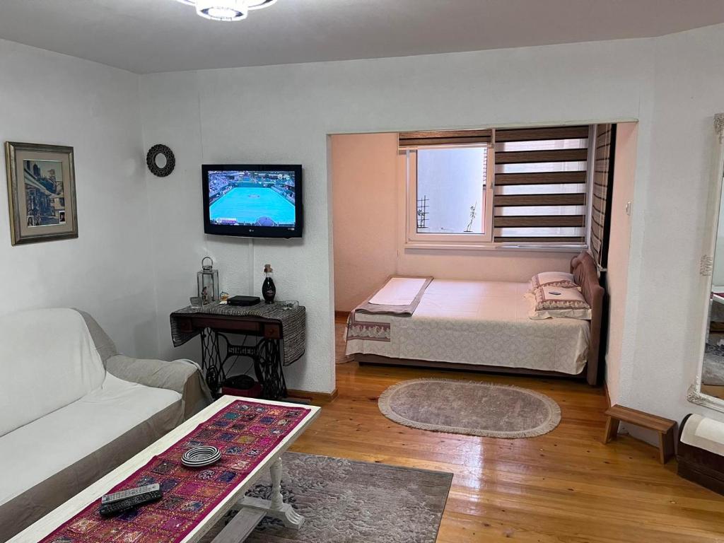 En eller flere senge i et værelse på Kaldrma