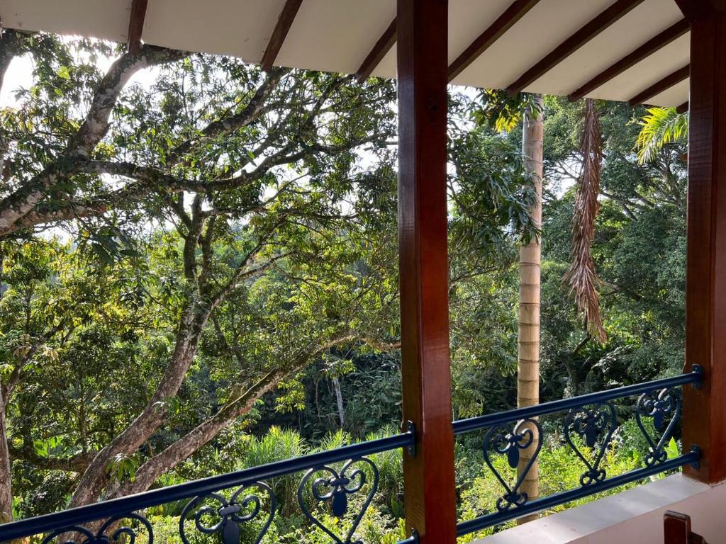 Balkón nebo terasa v ubytování Hotel Pueblito Cafetero