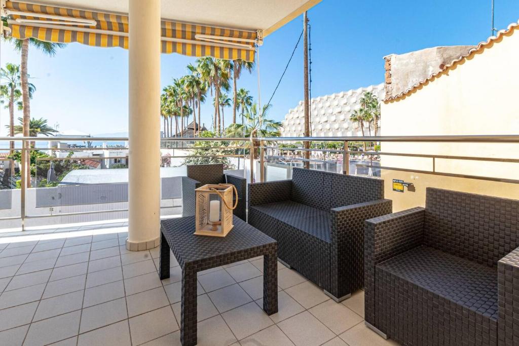 Balkón nebo terasa v ubytování La Perla Playa Apt Dream Homes Tenerife