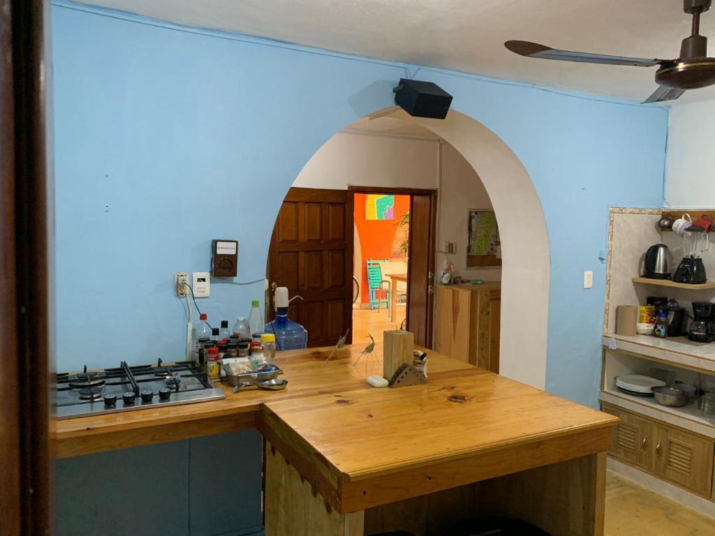 Una cocina o zona de cocina en Casa Samay