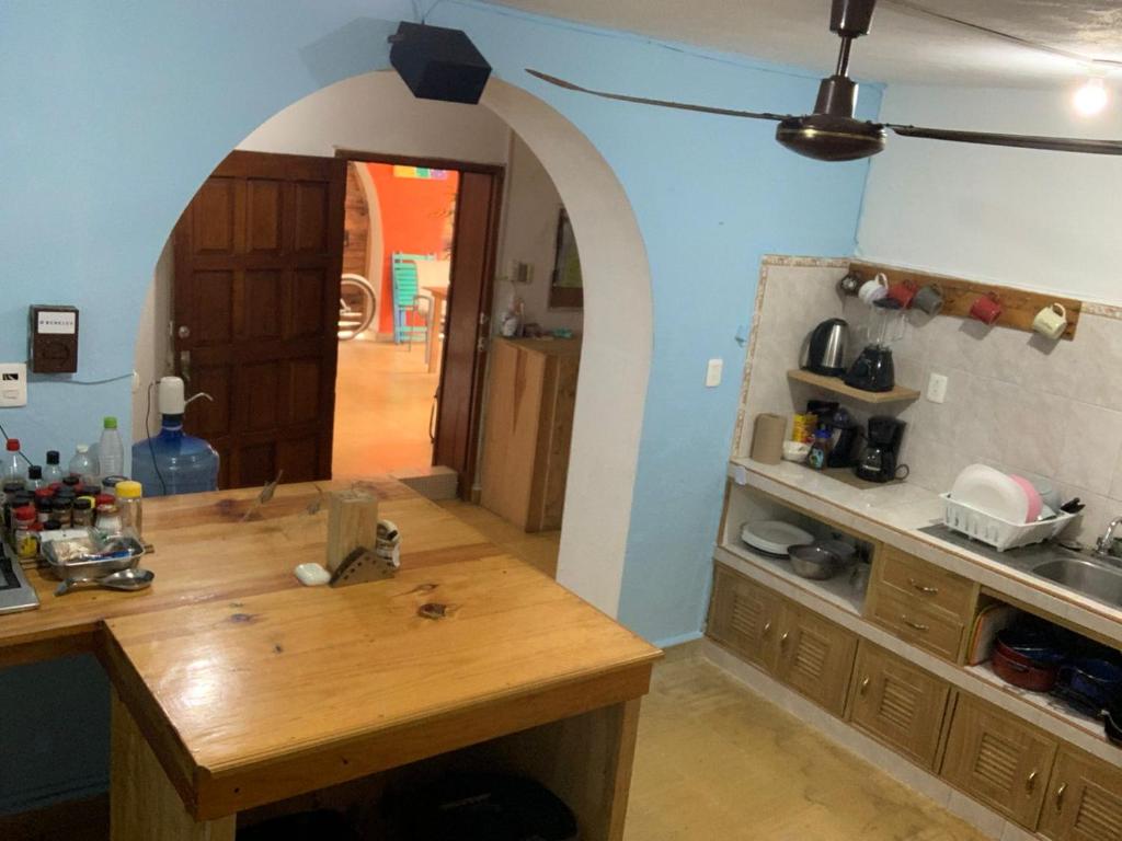 Una cocina o zona de cocina en Casa Samay