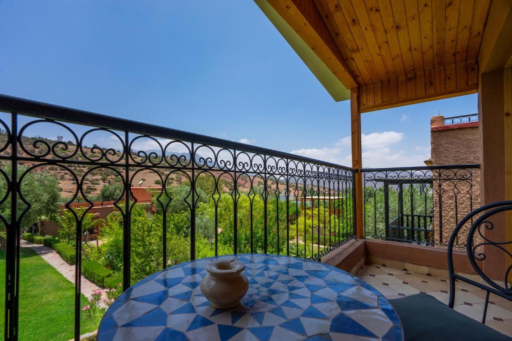 Balkón nebo terasa v ubytování Ouirgane Ecolodge