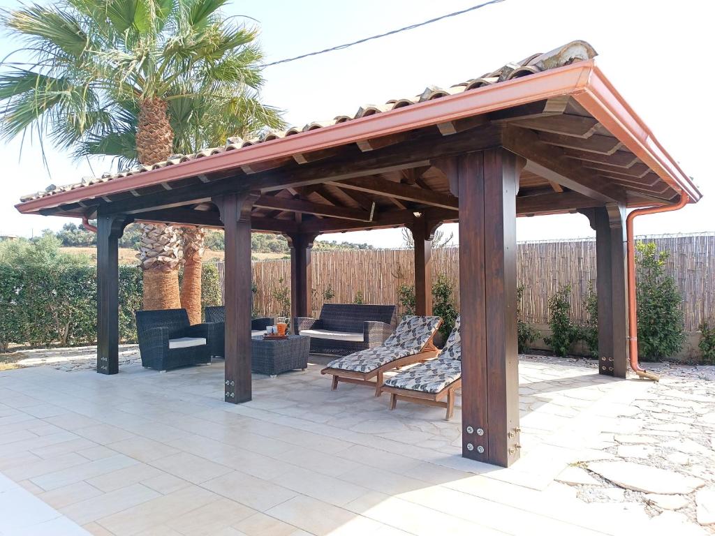 Patio nebo venkovní prostory v ubytování Casa Daniela