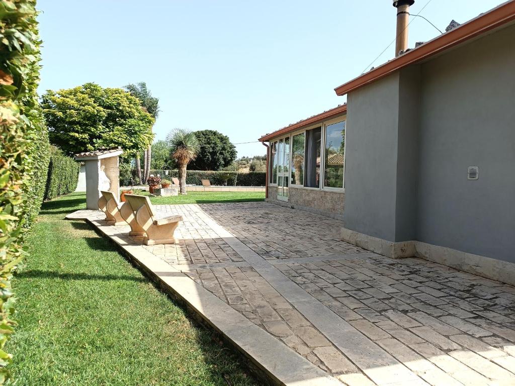 Zahrada ubytování Casa Daniela