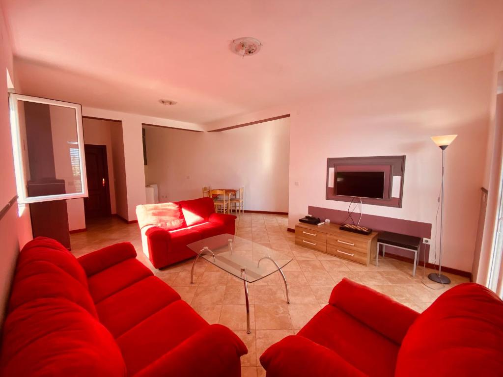 Posezení v ubytování Budva Felix Suites