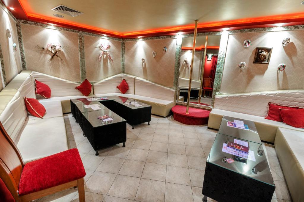 Posezení v ubytování Hotel Cosmos