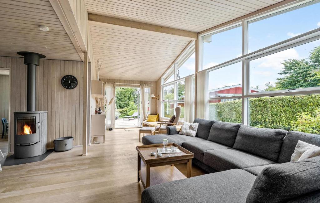 Istumisnurk majutusasutuses Lovely Home In Haderslev With Wifi