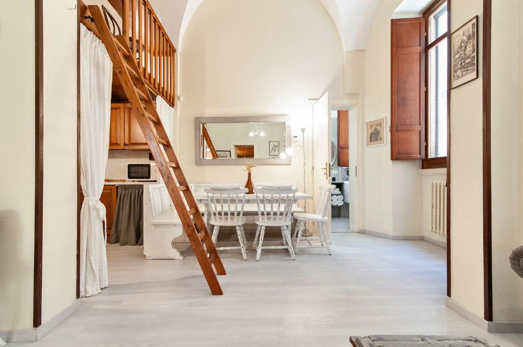 Kuchyň nebo kuchyňský kout v ubytování Casetta Rubichi Apartment